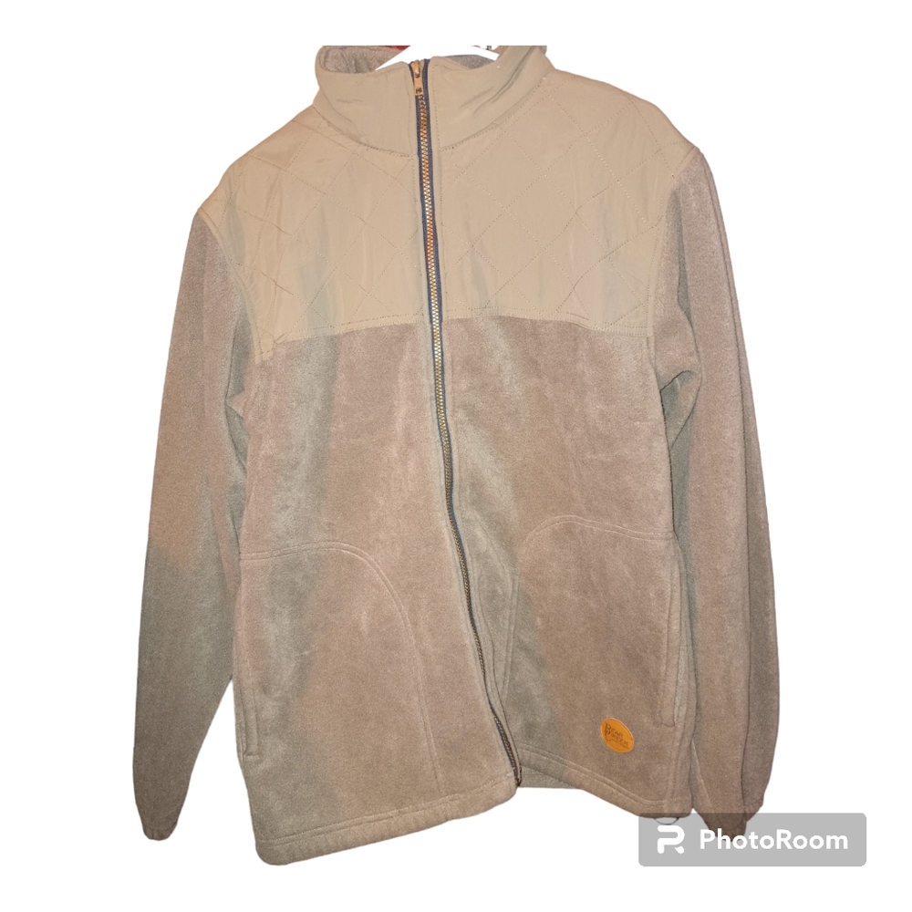 Bear Creek Outfitters Men's Size Medium Tab Zip Up Fleece Jacket Coat size M. Co